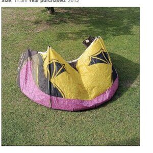 2012 Best Kahoona Plus 11.5 Meter Kite for Kitesurfing - USED GREAT CONDITION